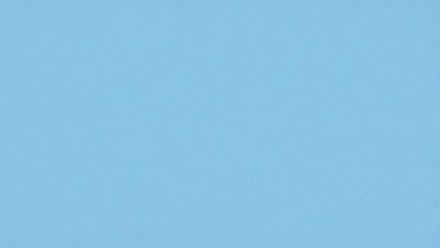 The primary subject of the image is a large, empty blue sky. The setting is a vast, open space with no visible landmarks or objects. The visual style is a natural, outdoor scene with a focus on the sky. The colors and mood are predominantly blue, creating a calm and serene atmosphere.