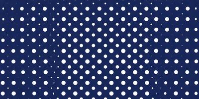 The primary subject of the image is a blue background with white polka dots. The setting is a dark blue background, and the visual style is a pattern of white polka dots on a blue surface. The colors and mood of the image are predominantly dark blue and white, creating a calm and soothing atmosphere.
