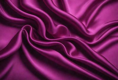 The primary subject of the image is a purple fabric, which is the main object, scene, or focus of the image. The setting or background is a purple sheet, and the visual style is a close-up of the fabric. The colors and mood of the image are predominantly purple, creating a calm and serene atmosphere.