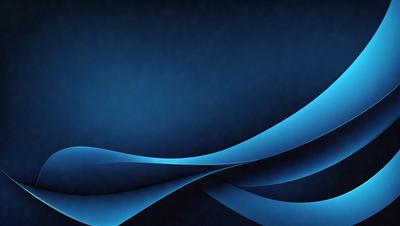 The primary subject of the image is a blue wave, which is the main focus of the scene. The setting is a dark blue background, creating a contrasting and dramatic effect. The visual style is a digital art or illustration, as the wave is depicted in a detailed and artistic manner. The dominant colors are blue and black, giving the image a moody and atmospheric feel.