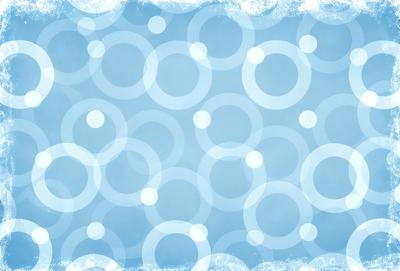 The primary subject of the image is a blue background with a pattern of white circles. The setting appears to be a swimming pool, as the circles are arranged in a way that resembles bubbles. The visual style is a combination of a photo and a digital art, as the circles are arranged in a way that gives the impression of a swimming pool. The colors and mood of the image are predominantly blue and white, creating a calm and relaxing atmosphere.