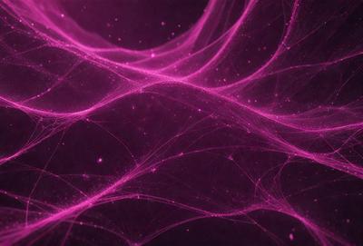 The primary subject of the image is a purple, pink, and white swirling pattern. The setting is a dark background, which contrasts with the vibrant colors of the swirling pattern. The visual style appears to be a digital art or illustration, as the swirling pattern is intricate and detailed. The dominant colors in the image are purple, pink, and white, creating a lively and energetic atmosphere.