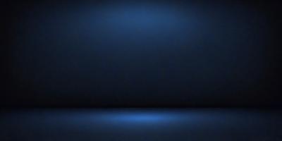 The primary subject of the image is a blue wall with a blue light shining on it. The setting is a dark room, and the visual style appears to be a digital art or illustration. The dominant colors are blue, and the overall atmosphere is calm and serene.
