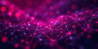 The primary subject of the image is a close-up of a pink, purple, and white pattern. The setting is a dark background, which contrasts with the bright colors of the pattern. The visual style appears to be a combination of digital art and illustration, creating a unique and eye-catching design. The colors and mood of the image are vibrant and energetic, with the pink and purple hues evoking a sense of warmth and positivity.
