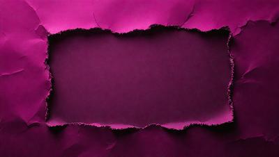 The primary subject of the image is a piece of purple paper with a hole in it. The setting is a close-up of the paper, and the visual style appears to be a photo. The colors in the image are predominantly purple, giving the scene a calm and serene atmosphere.