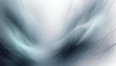 The primary subject of the image is a blue and white swirl, which appears to be a digital art or illustration. The setting is a cloudy sky, and the visual style is a combination of digital art and a pattern. The dominant colors are blue and white, creating a calm and serene atmosphere.