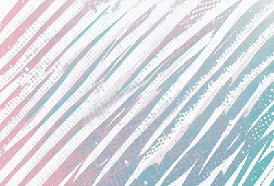 The primary subject of the image is a patterned background featuring a combination of blue, pink, and white colors. The setting is a white and blue striped background, which creates a visually appealing and artistic atmosphere. The visual style of the image is a mix of digital art and illustration, as it appears to be a digital artwork or illustration. The colors and mood of the image are vibrant and lively, with the blue, pink, and white colors creating a sense of energy and livel