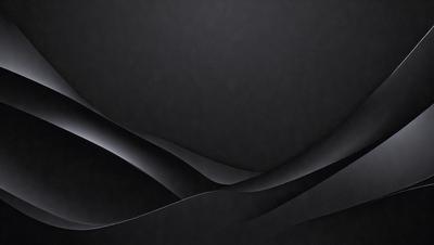 The primary subject of the image is a black and white artistic representation of a curved line. The setting is a dark background, which contrasts with the line's shape. The visual style is a combination of digital art and illustration, creating a unique and striking image. The colors and mood are predominantly black and white, giving the artwork a minimalist and timeless appearance.