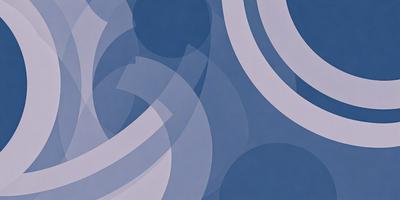 The primary subject of the image is a blue background with a pattern of circles. The setting is a blue sky, and the visual style appears to be a digital art or illustration. The dominant colors are blue and white, creating a calm and serene atmosphere.