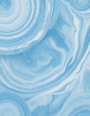 The primary subject of the image is a blue and white swirl pattern, which is the main object, scene, or focus of the image. The setting or background is a blue and white swirl pattern, which is the environment, backdrop, or surface visible in the image. The visual style of the image is a photo, as it is a real-life photograph of the swirl pattern. The dominant colors in the image are blue and white, creating a calm and soothing atmosphere.