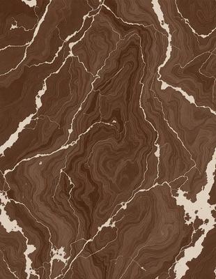 The primary subject of the image is a marble-like pattern, which is the main focus of the image. The setting is a brown and white marble-like surface, which serves as the backdrop for the pattern. The visual style of the image is a close-up of the marble-like pattern, showcasing its intricate details. The colors in the image are predominantly brown and white, giving the pattern a natural and elegant appearance. The overall atmosphere of the image is one of sophistication and lux