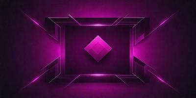 The primary subject of the image is a purple square with a pink triangle in the center. The setting is a purple background, and the visual style appears to be a digital art or illustration. The dominant colors are purple and pink, creating a calm and soothing atmosphere.