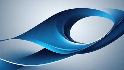 The primary subject of the image is a blue wave or a blue spiral, which is the main object, scene, or focus of the image. The setting or background is a white surface, which provides a clean and minimalistic backdrop for the blue wave or spiral. The visual style of the image is digital art or illustration, as it is a well-crafted and detailed representation of the blue wave or spiral. The dominant colors in the image are blue, which creates a sense of calmness and tranquility.