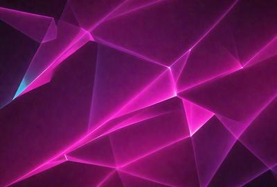 The primary subject of the image is a pink, geometric pattern. The setting is a dark background, which contrasts with the bright pink pattern. The visual style is a digital art or illustration, as the pattern appears to be a digital creation. The colors and mood of the image are predominantly pink, creating a warm and vibrant atmosphere.