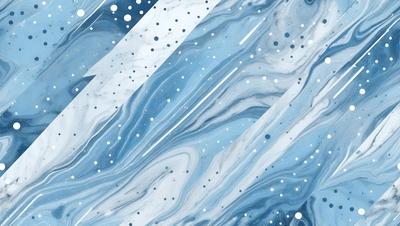 The primary subject of the image is a blue and white marbled pattern, which is the main focus of the image. The setting is a blue and white marbled surface, which serves as the backdrop for the pattern. The visual style of the image is a digital art or illustration, as it is a well-crafted and detailed representation of the marbled pattern. The dominant colors in the image are blue and white, creating a calm and soothing atmosphere.