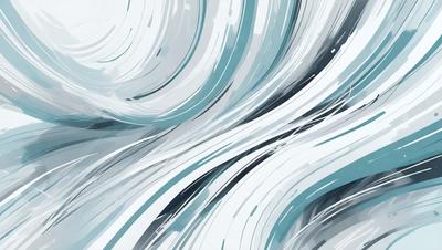 The primary subject of the image is a large wave, which is the main focus of the scene. The wave is depicted in a white and blue color scheme, giving it a clean and fresh appearance. The setting is a water surface, likely an ocean or a large body of water. The visual style of the image is a combination of digital art and illustration, creating a dynamic and engaging representation of the wave.