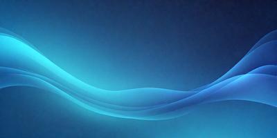 The primary subject of the image is a blue wave, which is the main focus of the scene. The setting is a blue background, which creates a sense of depth and contrast. The visual style is a digital art, as the wave is depicted in a digital manner. The dominant colors are blue and white, giving the image a calm and serene atmosphere.