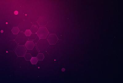 The primary subject of the image is a purple background with a geometric pattern. The setting is a dark background, which creates a contrast with the geometric pattern. The visual style is a combination of digital art and illustration, giving the image a modern and artistic appearance. The dominant colors are purple and black, creating a moody and sophisticated atmosphere.