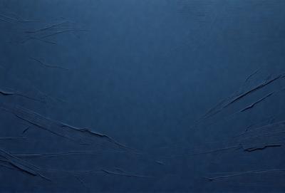 The primary subject of the image is a large, blue canvas with a few white streaks. The setting is a dark room, and the visual style appears to be a painting or drawing. The colors and mood of the image are predominantly dark and moody, with the blue canvas and white streaks creating a sense of depth and contrast.