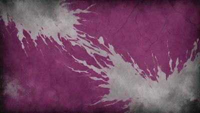 The primary subject of the image is a purple background with a splash of white paint. The setting appears to be a wall or a canvas, and the visual style is a combination of digital art and illustration. The dominant colors are purple and white, creating a mood of creativity and artistic expression.