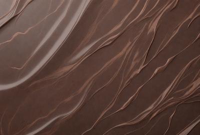 The primary subject of the image is a close-up of a brown, textured surface, possibly a piece of wood or a wall. The setting appears to be a room with a brown wall, and the visual style is a close-up of the textured surface. The colors and mood of the image are predominantly brown, giving it a warm and natural atmosphere.