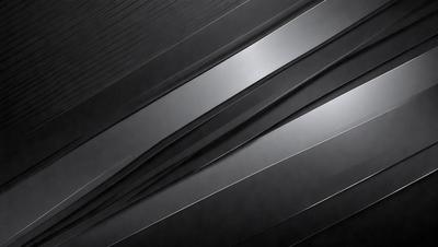 The primary subject of the image is a row of silver metal bars. The setting is a black background, which creates a striking contrast with the silver bars. The visual style is a close-up of the bars, showcasing their texture and details. The colors and mood of the image are predominantly black and silver, giving it a sleek and modern appearance.
