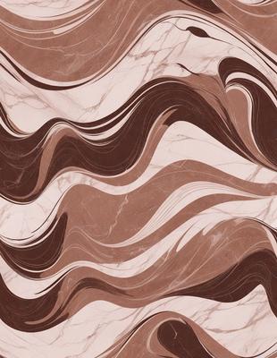 The image features a marble-like pattern with swirls and curves, giving it a luxurious and elegant appearance. The primary subject is the marble-like pattern, which is the main focus of the image. The setting is a marble-like surface, which serves as the backdrop for the pattern. The visual style is a combination of digital art and illustration, creating a unique and artistic representation of the marble-like pattern. The colors and mood of the image are predominantly brown and white, giving