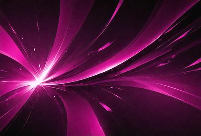 The primary subject of the image is a pink, purple, and white light effect. The setting is a dark background, which contrasts with the bright colors of the light effect. The visual style appears to be a digital art or illustration, as the light effect is created through a combination of colors and patterns. The overall atmosphere of the image is vibrant and eye-catching, with the light effect resembling a neon sign or a colorful explosion.