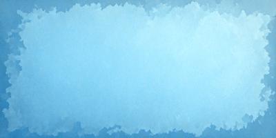 The primary subject of the image is a blue sky with clouds. The setting is a cloudy day, and the visual style is a painting or drawing. The colors and mood of the image are predominantly blue, creating a calm and serene atmosphere.