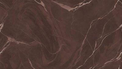 The primary subject of the image is a close-up of a marble tile with a brown and white pattern. The setting is a room with a brown and white marble floor. The visual style is a photo of the marble tile, showcasing its intricate design. The colors and mood of the image are warm and earthy, with the brown and white marble creating a natural and elegant atmosphere.
