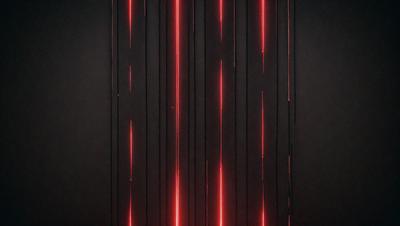 The primary subject of the image is a red line that is stretched across the entire frame. The setting is a black background, which creates a striking contrast with the red line. The visual style appears to be a digital art or illustration, as the red line is the main focus and the background is a solid color. The colors and mood of the image are predominantly red, creating a bold and striking visual effect.