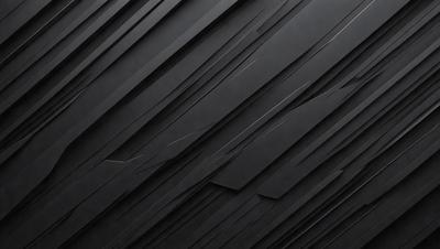The primary subject of the image is a black and white pattern, which appears to be a digital art or illustration. The setting is a black background, and the visual style is a close-up of the pattern. The dominant colors are black and white, creating a bold and striking atmosphere.