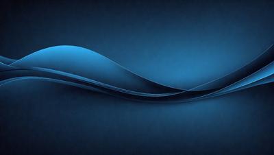 The primary subject of the image is a blue wave, which is the main object, scene, or focus of the image. The setting or background is a dark blue sky, and the visual style appears to be a digital art or illustration. The dominant colors and overall atmosphere are dark and moody, with the blue wave being the most prominent feature in the scene.