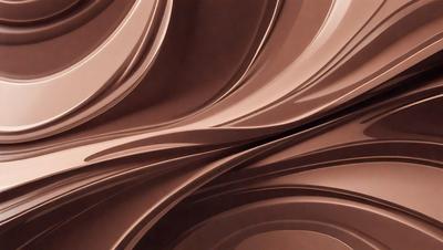 The primary subject of the image is a close-up of a chocolate-colored wall with a swirling pattern. The setting is a room with a brown color scheme. The visual style is a close-up of a textured surface, possibly a wall or a piece of art. The dominant colors are brown and chocolate, creating a warm and cozy atmosphere.