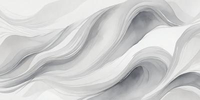 The primary subject of the image is a large, flowing wave. The wave is depicted in a watercolor style, giving it a vibrant and dynamic appearance. The setting is a vast, open ocean, with the wave being the main focus of the scene. The visual style is a combination of artistic and natural elements, creating a captivating and visually appealing image.