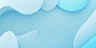 The primary subject of the image is a blue background with a white cloud. The setting appears to be a cloudy sky, and the visual style is a digital art or illustration. The dominant colors are blue and white, creating a calm and serene atmosphere.
