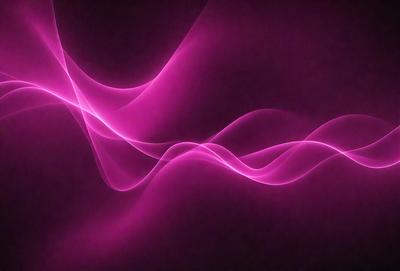 The primary subject of the image is a pink wave or a pink light, which is the main focus of the image. The setting is a dark background, which contrasts with the pink wave or light. The visual style appears to be a digital art or illustration, as the pink wave or light is depicted in a stylized manner. The colors and mood of the image are predominantly pink, creating a warm and vibrant atmosphere.