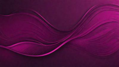 The primary subject of the image is a purple, swirling, and flowing pattern. The setting is a purple background, which complements the flowing pattern. The visual style is a digital art or illustration, creating a dynamic and artistic representation. The colors and mood of the image are predominantly purple, giving it a calming and soothing atmosphere.