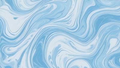The primary subject of the image is a blue and white swirling pattern, which appears to be a digital art or illustration. The setting is a blue background, and the visual style is a combination of digital art and illustration. The dominant colors are blue and white, creating a calm and soothing atmosphere.