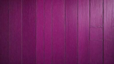 The primary subject of the image is a purple wall with a wooden texture. The setting is a room with a wooden wall, and the visual style is a close-up of the purple wall. The dominant colors are purple and brown, creating a warm and inviting atmosphere.
