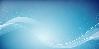 The primary subject of the image is a blue background with a wave-like pattern. The setting is a blue sky, and the visual style is digital art. The dominant colors are blue and white, creating a calm and serene atmosphere.