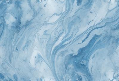 The primary subject of the image is a blue and white swirling pattern, which appears to be a painting or a digital artwork. The setting is a blue background, which complements the swirling pattern. The visual style is a mix of artistic and digital elements, creating a unique and captivating visual experience. The dominant colors are blue and white, which evoke a sense of calmness and tranquility.