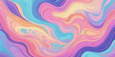 The primary subject of the image is a colorful, swirling pattern that resembles a painting or a digital artwork. The setting is a pink and blue background, which adds to the vibrant and lively atmosphere of the scene. The visual style is a combination of photo and digital art, creating a unique and eye-catching design. The colors and mood of the image are predominantly pink and blue, with a sense of movement and energy, making it an engaging and captivating piece of