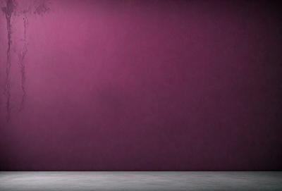 The primary subject of the image is a wall painted in a deep shade of purple. The setting is a room with a purple wall, and the visual style is a photo. The colors and mood of the image are predominantly purple, creating a calm and serene atmosphere.