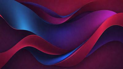 The primary subject of the image is a large, colorful, and abstract artwork. The setting is a purple and red background, which adds to the vibrant atmosphere of the piece. The visual style is a combination of digital art and illustration, creating a unique and eye-catching design. The dominant colors are purple and red, which evoke a sense of energy and passion. Overall, the image exudes a bold and dynamic vibe.