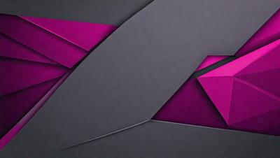 The primary subject of the image is a purple triangle. The setting is a gray background, which creates a contrast with the purple triangle. The visual style appears to be a digital art or illustration, as the triangle is depicted in a stylized manner. The colors and mood of the image are predominantly purple, giving it a bold and striking appearance.
