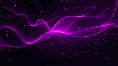 The primary subject of the image is a purple, swirling, and flowing pattern. The setting is a dark background, which contrasts with the purple pattern. The visual style appears to be a digital art or illustration, as the purple pattern is the main focus of the image. The colors and mood of the image are predominantly purple, creating a sense of depth and intrigue.