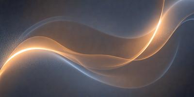 The primary subject of the image is a flowing, swirling, and curling pattern of yellow and orange colors. The setting is a dark background, which contrasts with the vibrant colors of the pattern. The visual style appears to be a digital art or illustration, as the colors and patterns are intricately detailed and fluid. The overall atmosphere of the image is dynamic and captivating, with the swirling pattern drawing the viewer's attention.