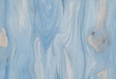 The primary subject of the image is a blue and white marbled pattern, which is the main focus of the image. The setting is a blue and white marbled surface, which serves as the backdrop for the pattern. The visual style of the image is a close-up of the marbled pattern, showcasing its intricate details. The colors and mood of the image are predominantly blue and white, creating a calm and serene atmosphere.