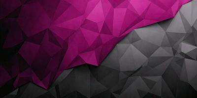 The primary subject of the image is a purple and gray geometric pattern. The setting is a wall with a purple background, and the visual style is a combination of digital art and illustration. The dominant colors are purple and gray, creating a modern and sophisticated atmosphere.